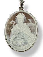 Anhänger Mandile 1922 Dame Cammei  in Silber Conchiglia 2MCICM207